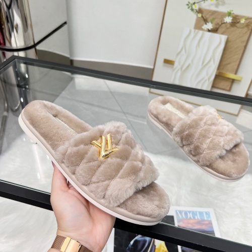 Replica Louis Vuitton Slippers For Women #1245416 $98.00 USD for Wholesale