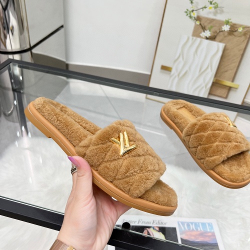 Replica Louis Vuitton Slippers For Women #1245417 $98.00 USD for Wholesale