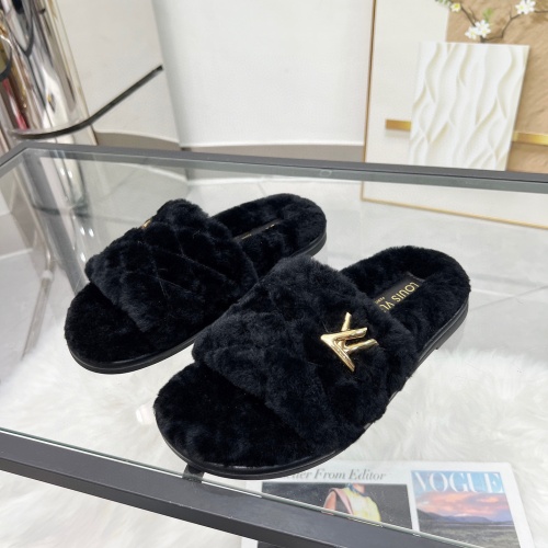 Wholesale Louis Vuitton Slippers For Women #1245418 $98.00 USD, Wholesale Quality Replica Louis Vuitton Slippers