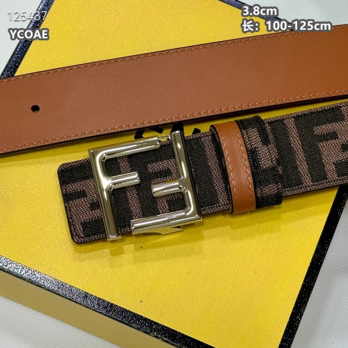 Replica Fendi AAA Quality Belts For Men #1245423 $60.00 USD for Wholesale