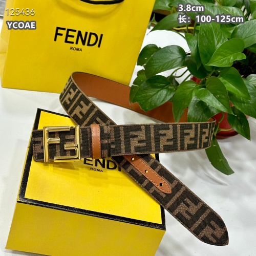 Wholesale Fendi AAA Quality Belts For Men #1245424 $60.00 USD, Wholesale Quality Replica Fendi AAA Quality Belts