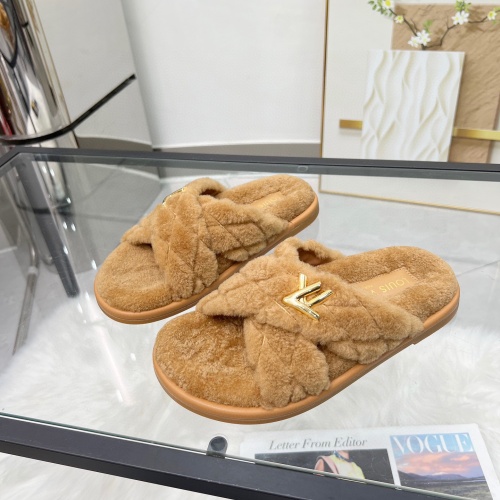 Wholesale Louis Vuitton Slippers For Women #1245426 $98.00 USD, Wholesale Quality Replica Louis Vuitton Slippers