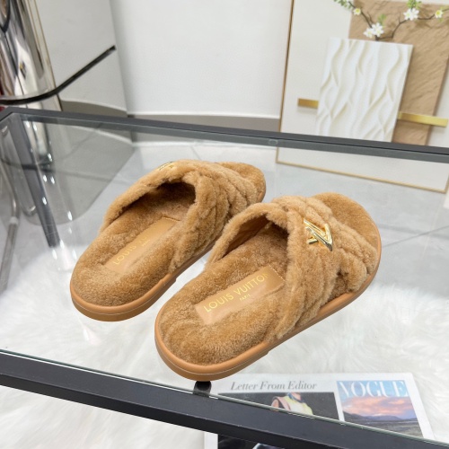 Replica Louis Vuitton Slippers For Women #1245426 $98.00 USD for Wholesale