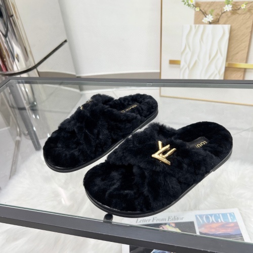 Wholesale Louis Vuitton Slippers For Women #1245429 $98.00 USD, Wholesale Quality Replica Louis Vuitton Slippers