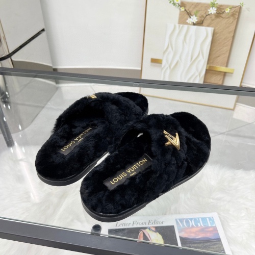 Replica Louis Vuitton Slippers For Women #1245429 $98.00 USD for Wholesale