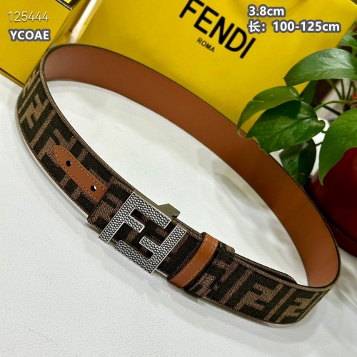 Replica Fendi AAA Quality Belts For Men #1245434 $60.00 USD for Wholesale