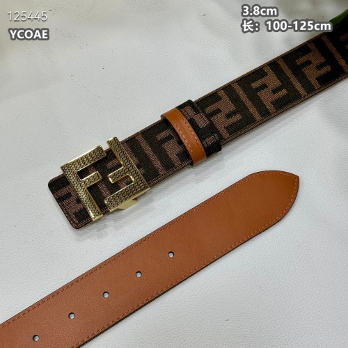 Replica Fendi AAA Quality Belts For Men #1245435 $60.00 USD for Wholesale