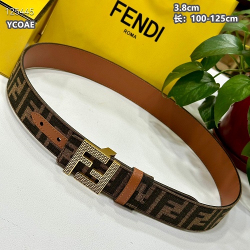 Replica Fendi AAA Quality Belts For Men #1245435 $60.00 USD for Wholesale