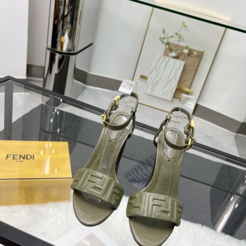 Replica Fendi Sandal For Women #1245439 $96.00 USD for Wholesale