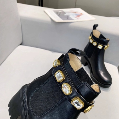 Replica Gucci Boots For Women #1245444 $98.00 USD for Wholesale