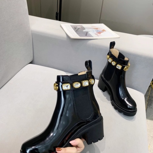 Replica Gucci Boots For Women #1245445 $102.00 USD for Wholesale