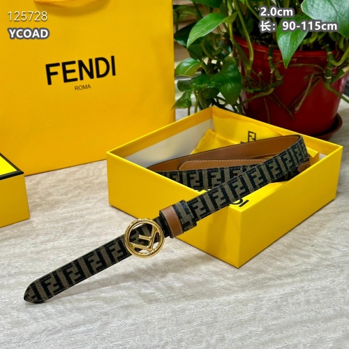 Replica Fendi AAA Quality Belts For Women #1245446 $56.00 USD for Wholesale