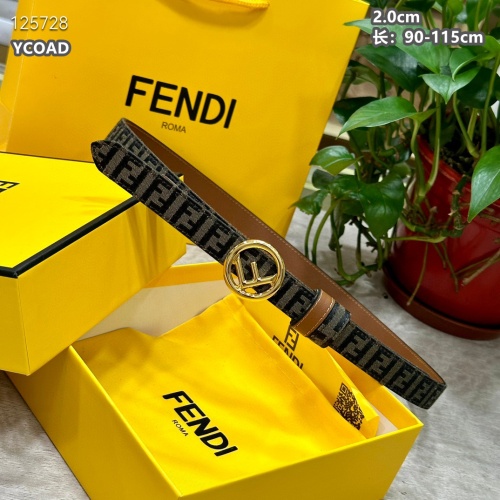 Replica Fendi AAA Quality Belts For Women #1245446 $56.00 USD for Wholesale