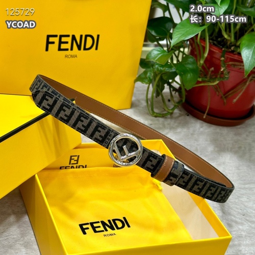 Replica Fendi AAA Quality Belts For Women #1245447 $56.00 USD for Wholesale