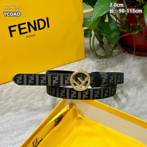 Wholesale Fendi AAA Quality Belts For Women #1245450 $56.00 USD, Wholesale Quality Replica Fendi AAA Quality Belts