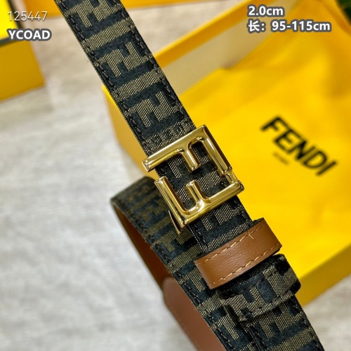 Replica Fendi AAA Quality Belts For Women #1245452 $56.00 USD for Wholesale