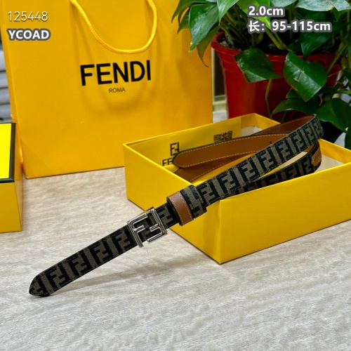 Replica Fendi AAA Quality Belts For Women #1245453 $56.00 USD for Wholesale