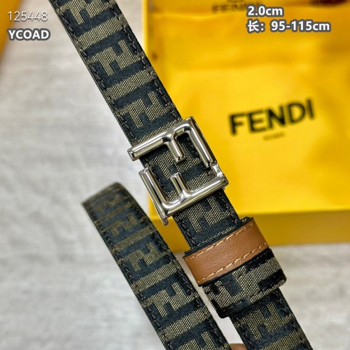 Replica Fendi AAA Quality Belts For Women #1245453 $56.00 USD for Wholesale