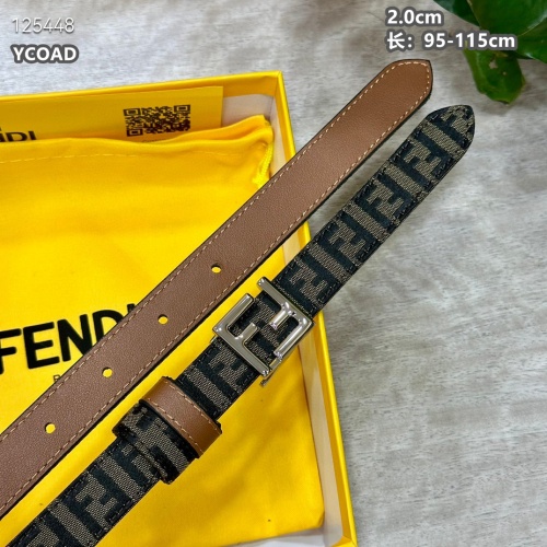 Replica Fendi AAA Quality Belts For Women #1245453 $56.00 USD for Wholesale