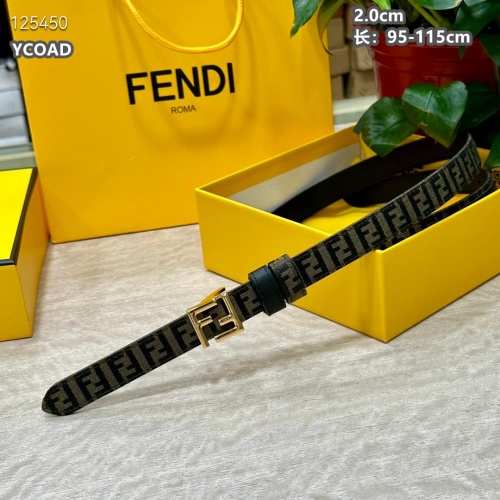 Replica Fendi AAA Quality Belts For Women #1245455 $56.00 USD for Wholesale