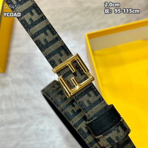 Replica Fendi AAA Quality Belts For Women #1245455 $56.00 USD for Wholesale