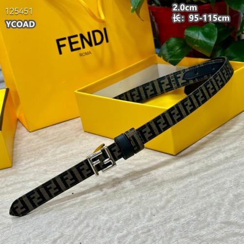 Replica Fendi AAA Quality Belts For Women #1245456 $56.00 USD for Wholesale