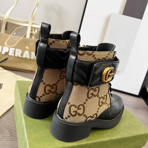 Replica Gucci Boots For Women #1245459 $102.00 USD for Wholesale