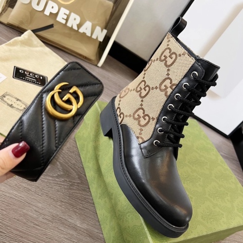 Replica Gucci Boots For Women #1245459 $102.00 USD for Wholesale