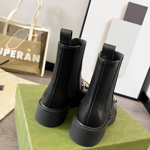 Replica Gucci Boots For Women #1245461 $102.00 USD for Wholesale