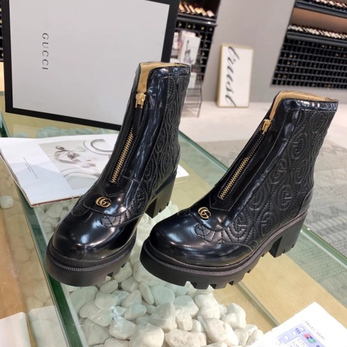 Wholesale Gucci Boots For Women #1245462 $102.00 USD, Wholesale Quality Replica Gucci Boots