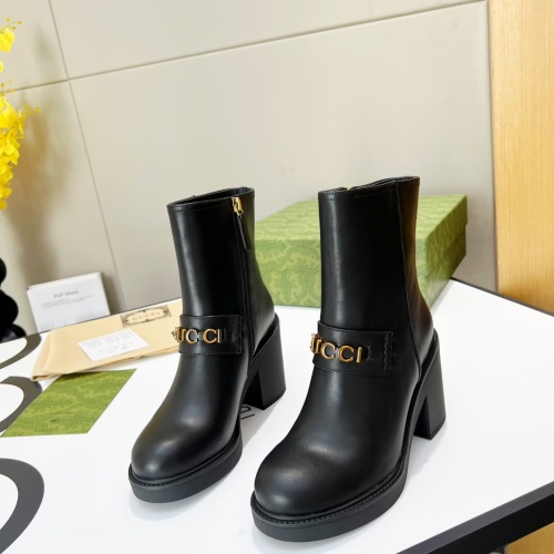 Wholesale Gucci Boots For Women #1245463 $108.00 USD, Wholesale Quality Replica Gucci Boots