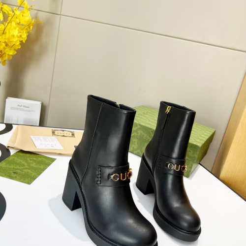 Replica Gucci Boots For Women #1245463 $108.00 USD for Wholesale