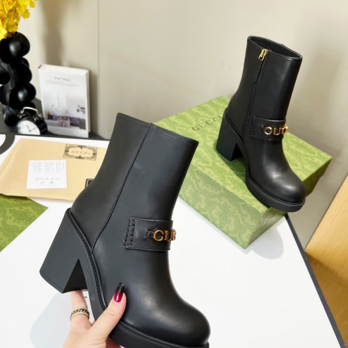 Replica Gucci Boots For Women #1245463 $108.00 USD for Wholesale