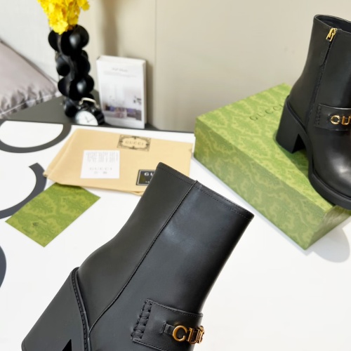 Replica Gucci Boots For Women #1245463 $108.00 USD for Wholesale