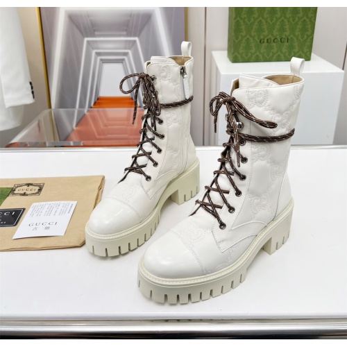 Wholesale Gucci Boots For Women #1245464 $118.00 USD, Wholesale Quality Replica Gucci Boots