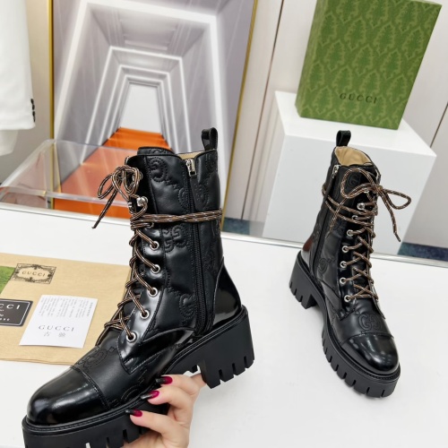 Replica Gucci Boots For Women #1245465 $118.00 USD for Wholesale