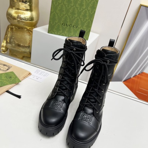 Replica Gucci Boots For Women #1245467 $118.00 USD for Wholesale