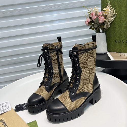 Wholesale Gucci Boots For Women #1245468 $118.00 USD, Wholesale Quality Replica Gucci Boots