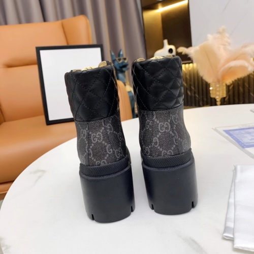 Replica Gucci Boots For Women #1245470 $102.00 USD for Wholesale