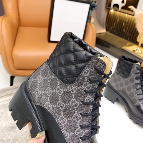 Replica Gucci Boots For Women #1245470 $102.00 USD for Wholesale