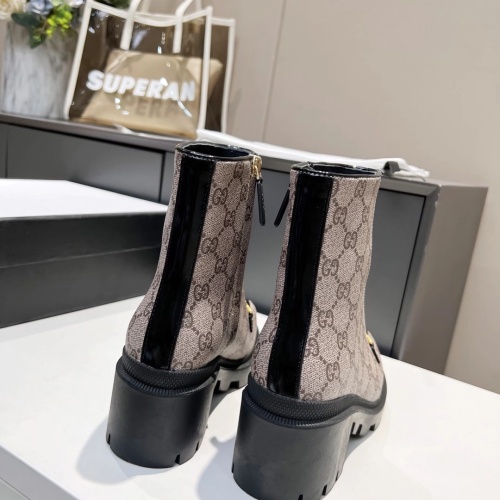 Replica Gucci Boots For Women #1245472 $102.00 USD for Wholesale