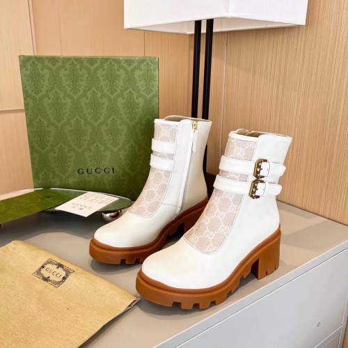 Wholesale Gucci Boots For Women #1245475 $102.00 USD, Wholesale Quality Replica Gucci Boots