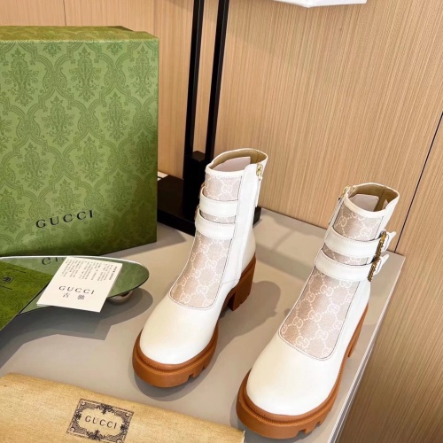 Replica Gucci Boots For Women #1245475 $102.00 USD for Wholesale