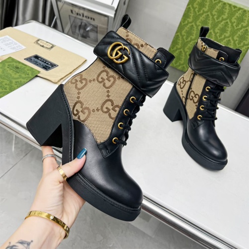 Wholesale Gucci Boots For Women #1245485 $108.00 USD, Wholesale Quality Replica Gucci Boots