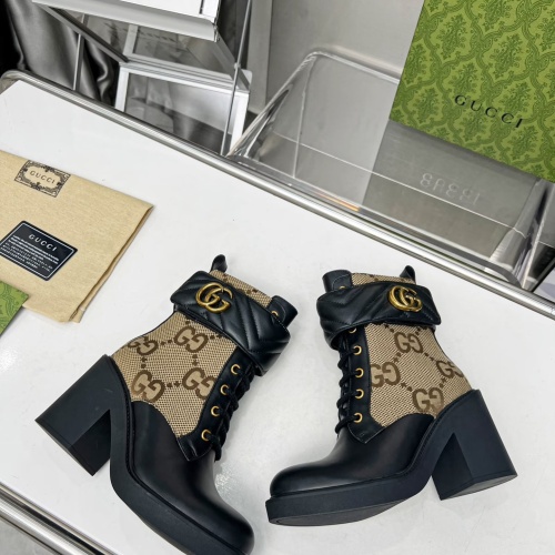 Replica Gucci Boots For Women #1245485 $108.00 USD for Wholesale