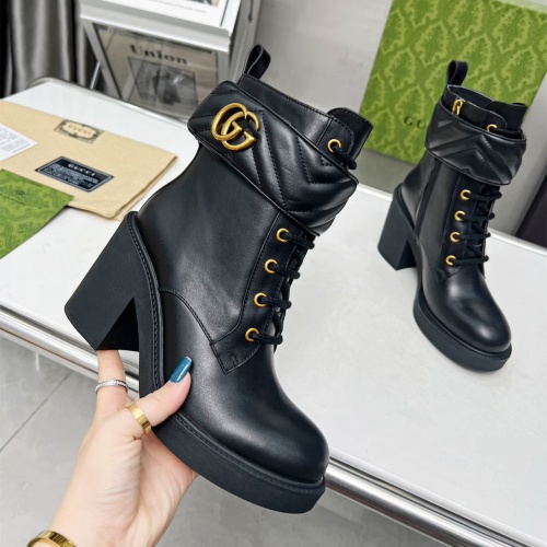 Wholesale Gucci Boots For Women #1245488 $108.00 USD, Wholesale Quality Replica Gucci Boots