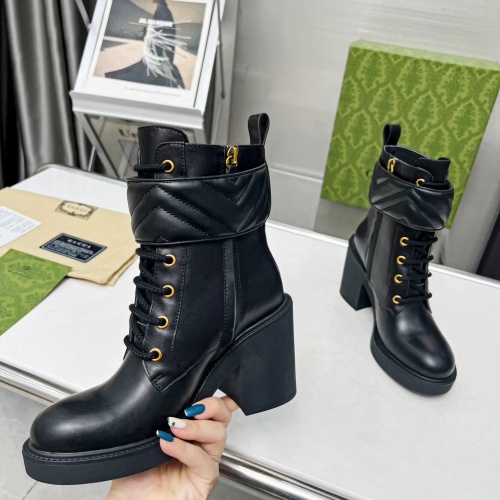 Replica Gucci Boots For Women #1245488 $108.00 USD for Wholesale