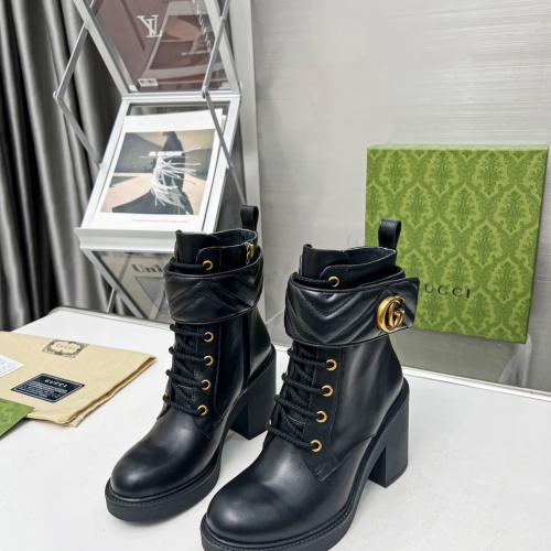 Replica Gucci Boots For Women #1245488 $108.00 USD for Wholesale