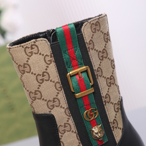 Replica Gucci Boots For Women #1245495 $100.00 USD for Wholesale