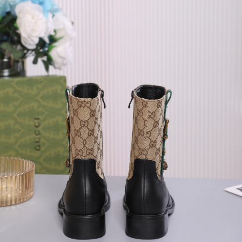 Replica Gucci Boots For Women #1245495 $100.00 USD for Wholesale